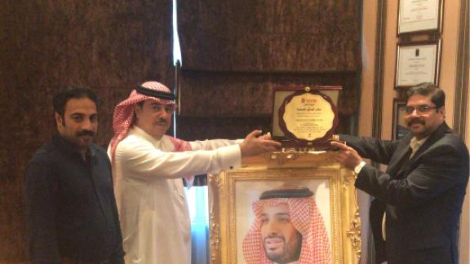 Honoring the lawyer Al Soaib - Al-Soaib & Partners Law Firm